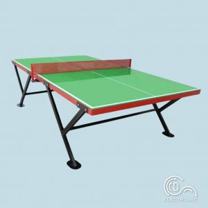Glass park ping pong table